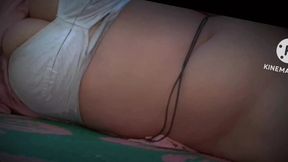 Just like I was about to remove my salwar my waist