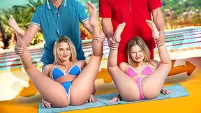 Teens 18+ Swap Teams - Coco Lovelock And Chloe Rose