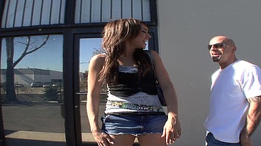 Brunette Beauty Alicia Tease Rides His Big Dick