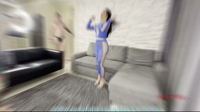 Asian Petite Shemale with a always hard cock fucks and get fucked by a hung stud