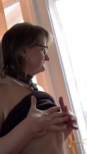 73 years old grandma first anal video