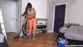 Horny Boss Bonks Sexy Latina Maid Doggystyle for Wild Orgasmic Ride
