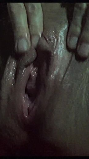 Powerful moment from &quot;VHS Retro Sextape - Pregnant Lola Sky fucks and sucks her neighbor with a smooth creampie&quot;