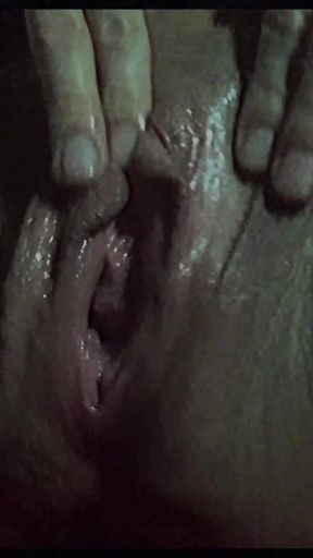 Powerful moment from &quot;VHS Retro Sextape - Pregnant Lola Sky fucks and sucks her neighbor with a smooth creampie&quot;