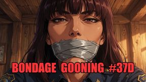 Bondage Gooning #37D: Leather Mistress Bondage Goon State Overload (Animated, Music, Text)