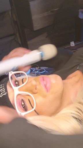 No Better Place for a Sissy to Cum then Her Own Mouth! Yum!   Clip 1