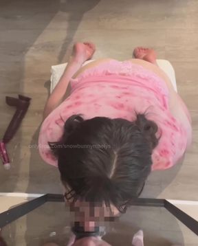 Deepthroat trans amateur petite brunette
