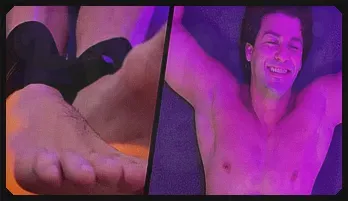 Aldo's Bound Tickling Torment - Gay Foot Fetish Fun