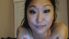 Super Sexy Asian Chick Stripteasing