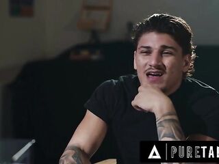 PURE TABOO Pervert Teacher Elizabeth Skylar Catches Detention Student Natalie Brooks Sharing Secrets