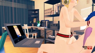 Vocaloid Yaoi - Kaito fucks Len while streaming