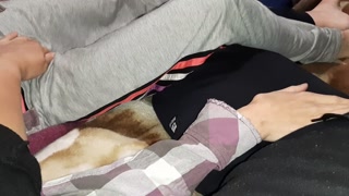 While watching a film, we had hot, tender sex - Lesbian_illusion