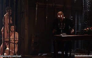 Sold in auction MILF bound fucked