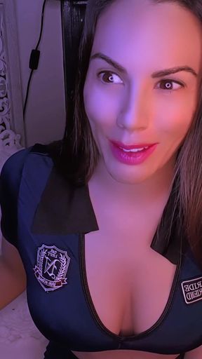 Bossy Cop Disciplines You for Being a Bad Little Brother
