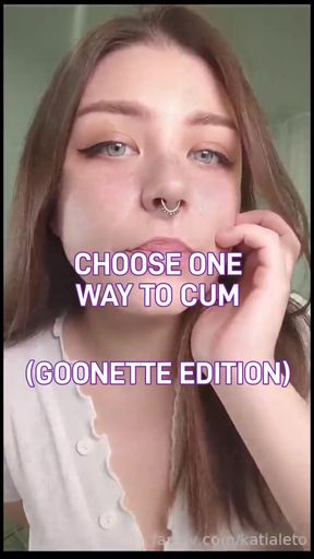 Goonette captioned sissy slut