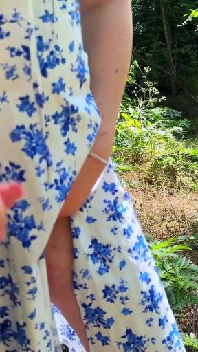 HANDJOB in PUBLIC - Stranger Woman Caught me Masturbating and Makes Me Cum!   Clip 1