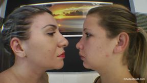 Lesbian Face Sitting Fight Real Panic