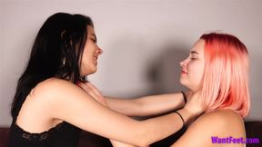 Throat Squeeze Pleasure - Domination - HD MP4
