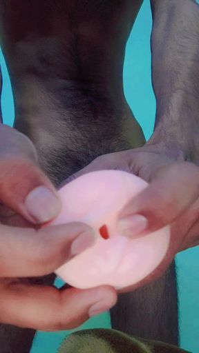 Toy pussy fuck by big cock