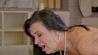 Mature woman with a fat ass is fucked by a younger man