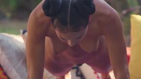 ”STEPMOM yoga trainer Daniella Smith & sexy teen showing some carnal practices”