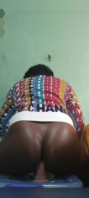 Black crossdresser ass