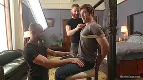 First Time Getting Edged For A Big Fat Cock!