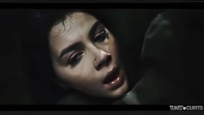 Valentina Nappi got her asshole destroyed by big tentacles in All The Way Through