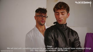 Sexual reconversion therapy with shocking physical displacement