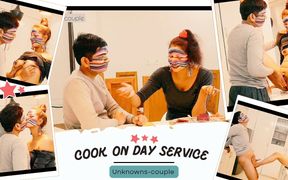 Lonely Housewife Calls Househelp to Cook and Fuck in Kitchen 1