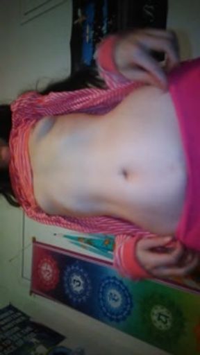 Hairy Pussy Onlyfans Fetish PAWG PinkMoonLust gets Dressed in a Cute Hot Pink Candy Striped Dress Up