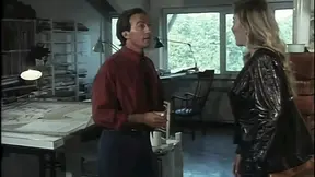 Moana Pozzi, the Architect and His Secretary: Threesome Fuck in the Office