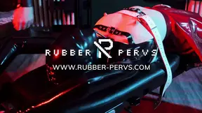 Male slave adores mistress' shiny boots