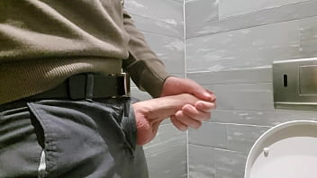 Cumming at the mall. Masturbating in the public restroom.