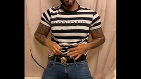 Slave I'_m your daddy come and suck my BBC latino bear tattooed - VIKTOR ROM -