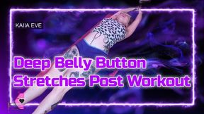 A Deep Belly Button Stretches Post Workout