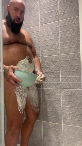 Messy creamy masturbation