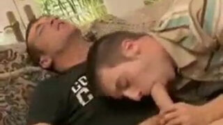 Gay couple goes wild with intense rough anal fucking