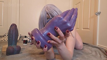 Handyman huge 12 inch thick fist stuck in my ass