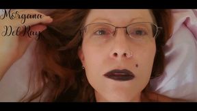 Mean Finger Biting In Black Lipstick Two hd mp4