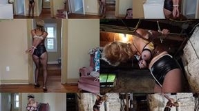 Her blind date with the Hunter ends with her breast bound strappado in his basement (MP4 SD 3500kbps)