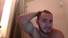 Strip show, into cum show, into shower show. - Part 2