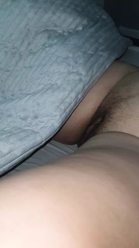 Step mom masturbate tight pussy while pressing on step son dick her foot