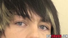 Bailey Stuart Cums Solo While Jerking Off in Adorable Emo Masturbation Scene