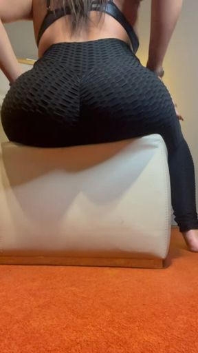 Virgin tease in my gym leggings