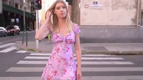 Freya Big Tits in Public