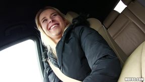 Stranded Coeds - Flirty Blondie Copulated In Car 1 - Nikky Dream