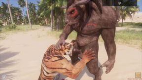 Ultra-Kinky Life / Tiger getting Pounded by a Minotaur