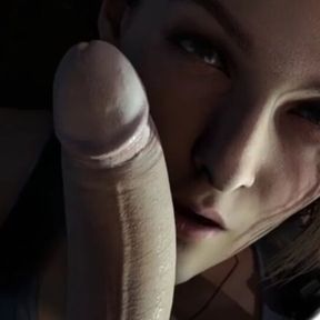 Mouth Fuck Lara Croft 4K Cartoon Sexy Video