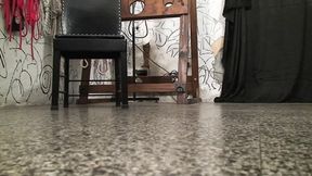 Ugly BDSM 3 Mistress Megan spank her sub with marks